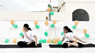 Patriotic Musical Yoga | देशभक्ति योग नृत्य | Fitness & Rhythm