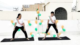 Patriotic Musical Yoga | देशभक्ति योग नृत्य | Fitness & Rhythm