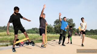 Stretching Exercise with Resistance Bands