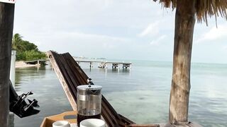 Coffee with a View at Casanova Cabanas at Secret Beach