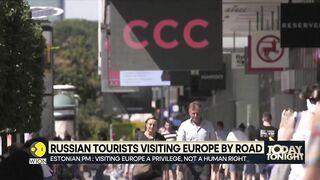 Russian tourists visiting Europe by road after the EU banned air travel from Russia | WION