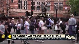 Russian tourists visiting Europe by road after the EU banned air travel from Russia | WION