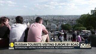 Russian tourists visiting Europe by road after the EU banned air travel from Russia | WION