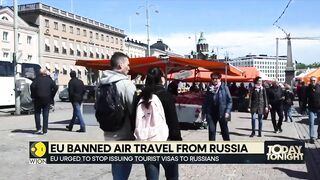 Russian tourists visiting Europe by road after the EU banned air travel from Russia | WION