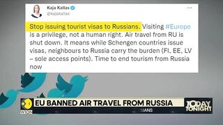 Russian tourists visiting Europe by road after the EU banned air travel from Russia | WION