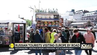 Russian tourists visiting Europe by road after the EU banned air travel from Russia | WION