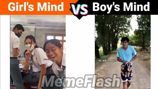 What's Inside Their Mind, Girl's Mind ???? Boy's Mind Funny video ???? | !! Dark memes