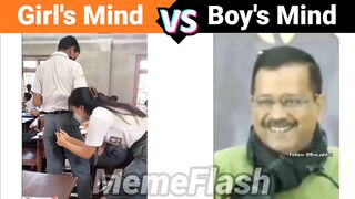 What's Inside Their Mind, Girl's Mind ???? Boy's Mind Funny video ???? | !! Dark memes