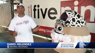 Wisconsin State Fair: Celebrity Cream Puff eating contest