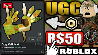 AN ADMIN UPLOADED A R$50 UGC VALK!? (ROBLOX)