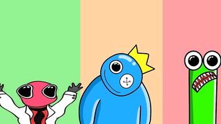 Just a Bit Crazy | Roblox Rainbow Friends | Meme Animation