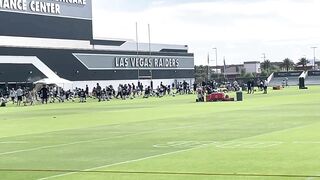 Raiders workout - stretching - Aug 11, 2022