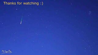 Perseid Meteor Shower 2022 - compilation