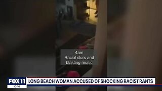 Long Beach woman arrested after terrorizing neighbors with racist rants, death threats