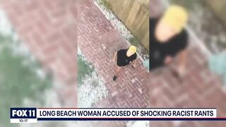 Long Beach woman arrested after terrorizing neighbors with racist rants, death threats