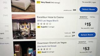 EXCALIBUR HOTEL DISCOUNTS On The Las Vegas Strip! Travel Deal $19!