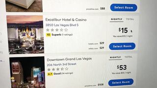 EXCALIBUR HOTEL DISCOUNTS On The Las Vegas Strip! Travel Deal $19!