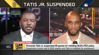 Reacting to Fernando Tatis Jr.'s 80-game MLB suspension | SportsCenter