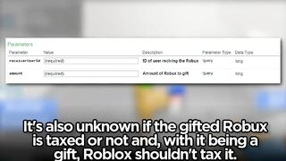 Roblox GIFTING ROBUX Leaked