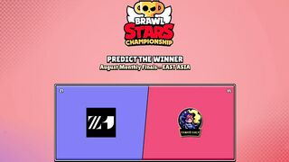 August Monthly Finals - East Asia Brawl Stars Predictions