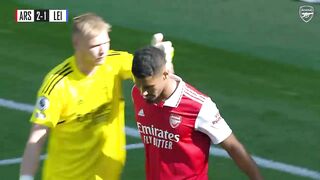 HIGHLIGHTS | Arsenal vs Leicester City (4-2) | Gabriel Jesus (2), Xhaka, Martinelli