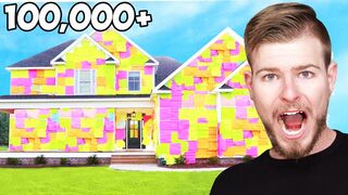 I Covered An Entire House In Sticky Notes