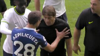 UNREAL SCENES! Tuchel and Conte SQUARE OFF at full-time! ???? | Both managers red carded ????