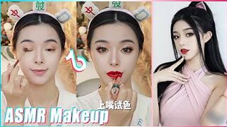 Jannatul天堂☘️Mitsuisen✨馬寶兒????Chinese ASMR Makeup Tutorial✨Tiktok Douyin makeup asmr compilation????174