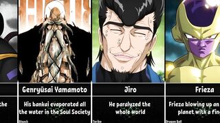 Powerful Feats of Anime Characters