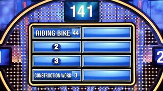 Name a reason you’re wearing a helmet. | Celebrity Family Feud