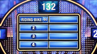 Name a reason you’re wearing a helmet. | Celebrity Family Feud