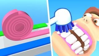 ???? Layers Roll ???? Toothpaste Run Game ALL LEVELS! Mobile New Free Arcade Games 66LNCOWL