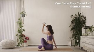 3 minute yoga flow "the glass" - little luna