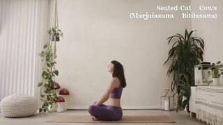 3 minute yoga flow "the glass" - little luna