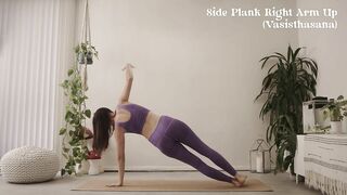 3 minute yoga flow "the glass" - little luna