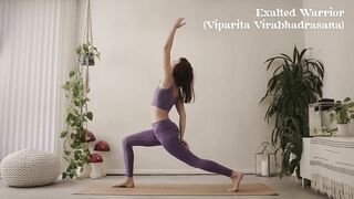 3 minute yoga flow "the glass" - little luna