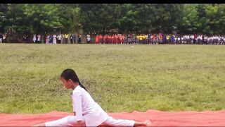 Yoga Live Performance||15 August Celebrate 75 Independents Day || Gachiram para Play Ground