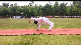 Yoga Live Performance||15 August Celebrate 75 Independents Day || Gachiram para Play Ground