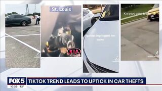 TikTok trend leads to uptick in car thefts