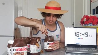 11000 Kcal di NUTELLA SENZA BERE !!! #nutella #foodchallenge #challenge