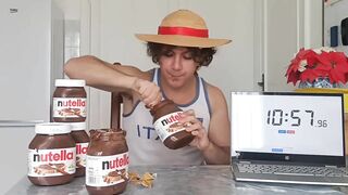 11000 Kcal di NUTELLA SENZA BERE !!! #nutella #foodchallenge #challenge