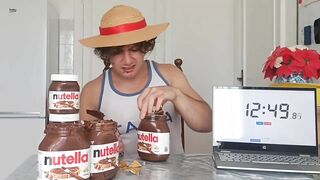 11000 Kcal di NUTELLA SENZA BERE !!! #nutella #foodchallenge #challenge