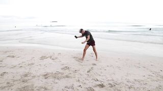 Girls At The Beach Rate My Flips 1-10! | Soloflow