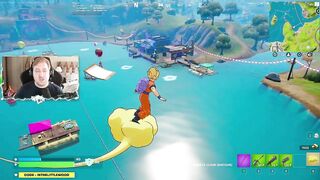 Travel distance riding a Nimbus Cloud (Easy Trick ~ Dragon Ball Quest) - Fortnite