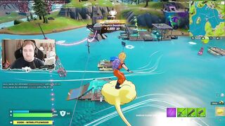 Travel distance riding a Nimbus Cloud (Easy Trick ~ Dragon Ball Quest) - Fortnite