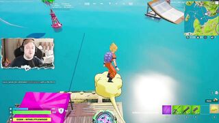 Travel distance riding a Nimbus Cloud (Easy Trick ~ Dragon Ball Quest) - Fortnite