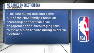 The NBA will have no games on Election Day | NBA Today