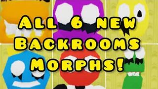 How To Get ALL 6 NEW BACKROOMS MORPHS In “Backrooms Morphs” | Roblox #roblox #backrooms