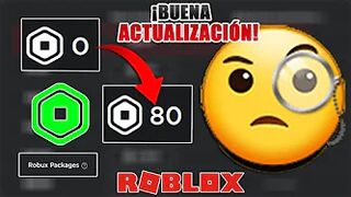 PORFIN roblox agregó esta actualización de ROBUX para TODOS!????