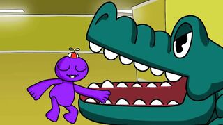 The Backrooms - Rainbow Friends play Crocodile Dentist | Roblox Rainbow Friends Animation